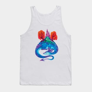 Sleepy Dragon Tank Top